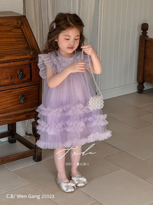 PURPLE PRINECESS DRESS