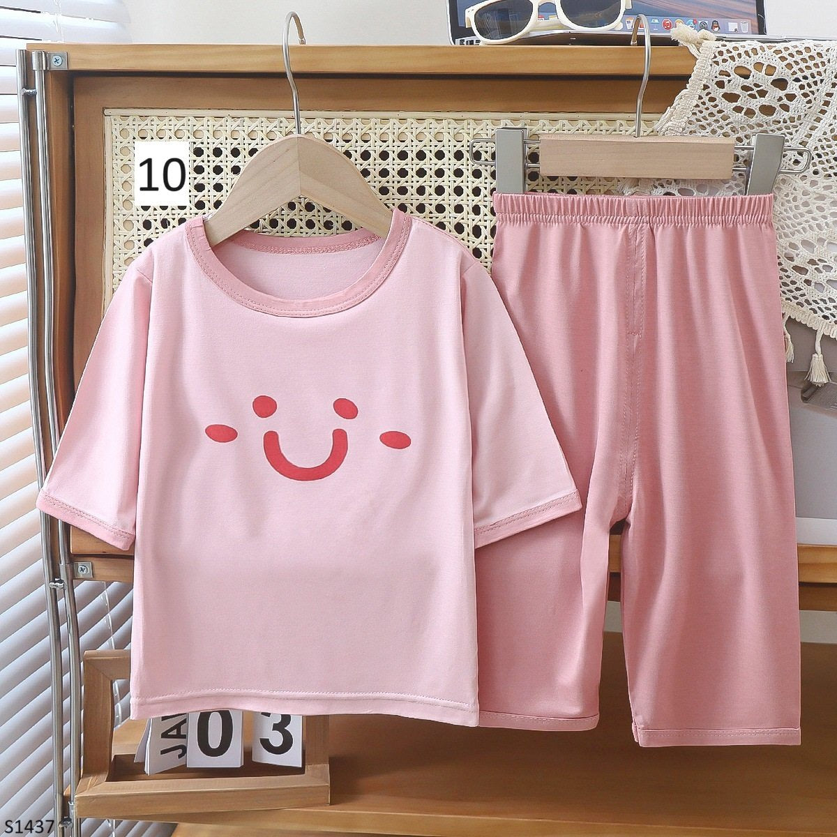 SMILE COLD COTTON PJ SET