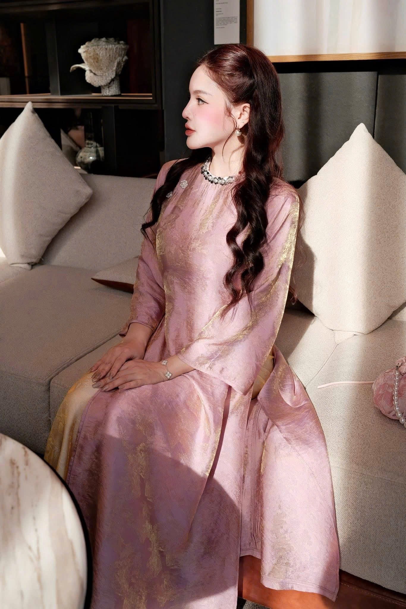 Áo Dài Vân Anh ( 4 màu)