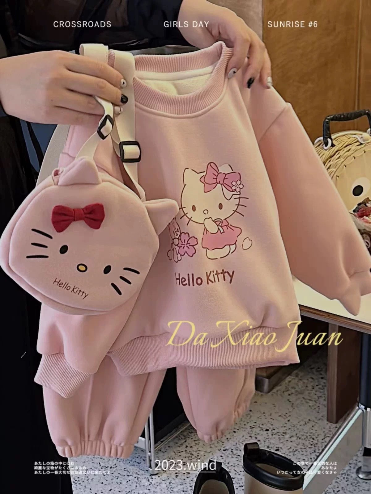 PINK KITTYYY SET WITH BAG