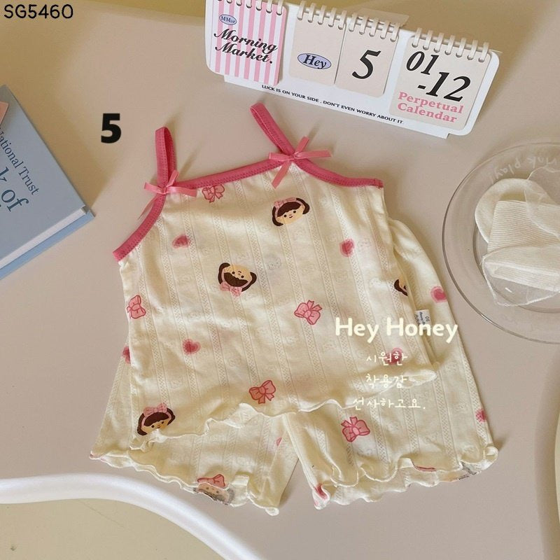 SOFT COTTON PJ TOP & SHORTS