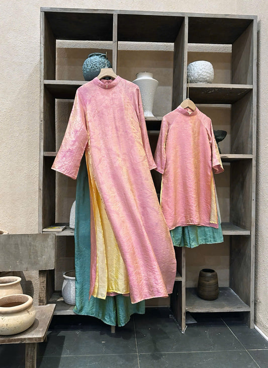 Mother and Daughter Matching Áo Dài Set - MG01