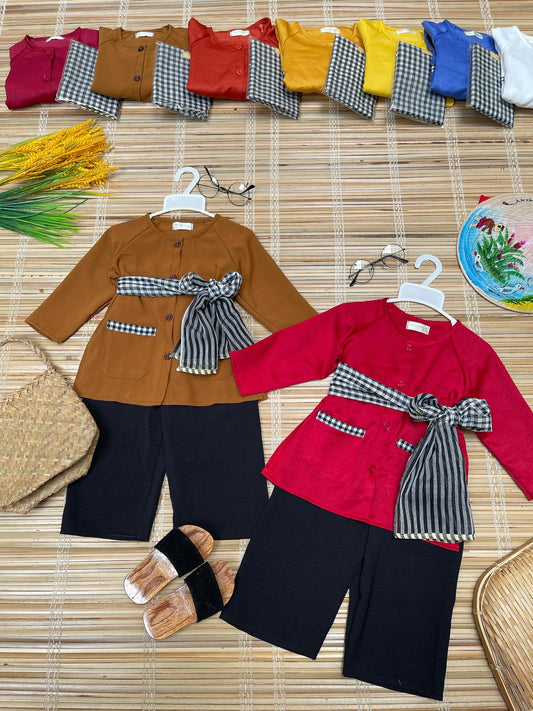 Bà Ba Bé Trai - Nâu Đỏ